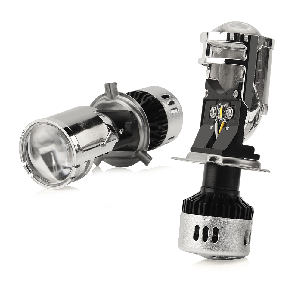 Mini Projector Lens High Low Beam LED Headlight Bulb JGY8 LED