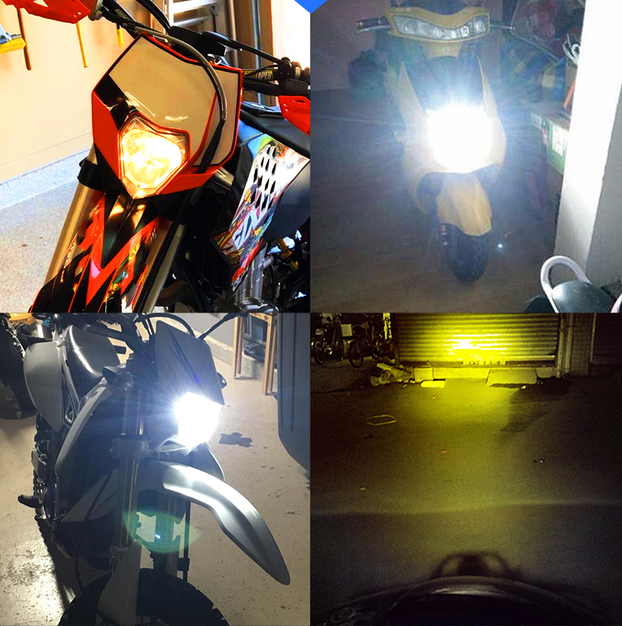 New Motorcycle LED Headlight Projector Lens JGMT05 Buy off road